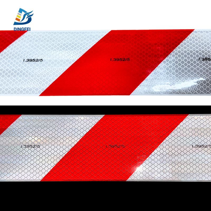 Red White Strips I.3952/5 Reflective Conspicuity Tape - 